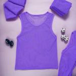 Sintege 12 Pcs Soccer Scrimmage Vests - Purple