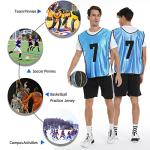 PULUOMASI 12-Pack Training Vests for Soccer