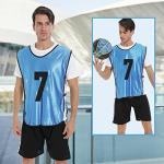 PULUOMASI 12-Pack Training Vests for Soccer