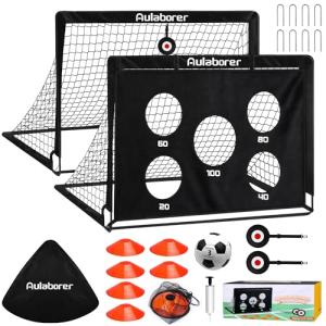 Backyard Kids Soccer Goals Set with Accessories