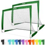 GoSports Portable Soccer Goals for Kids - Set of 2