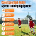 Adjustable Agility Hurdles and Ladder Training Set