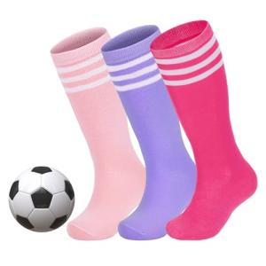 Zando Kids Knee High Soccer Socks - 6-9 Years