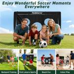 Backyard Kids Soccer Goals Set with Accessories