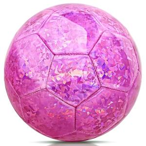 Glitter Pink Size 4 Soccer Ball for Kids