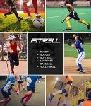 FITRELL 2 Pack Over-the-Calf Sports Socks