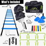 VINAFIT Agility Ladder Training Set with Accessories