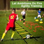 Agility Ladder Training Set with Hurdles and Cones