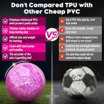 Glitter Pink Size 4 Soccer Ball for Kids