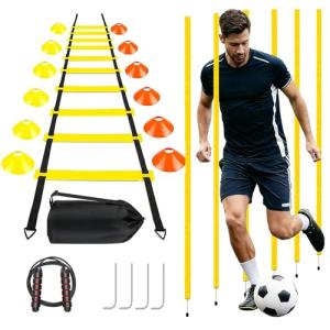 AOPUETRX Soccer Agility Ladder and Training Gear
