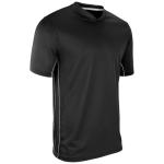 Champro Lightweight Soccer Jersey - Black/White, Small