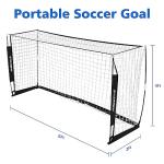 Storgem Backyard Soccer Goal with Training Cones