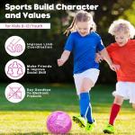 Glitter Pink Size 4 Soccer Ball for Kids