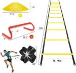 Agility Ladder Training Set with Hurdles & Cones