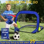 EVERRUSH Portable Pop Up Soccer Goals for Training