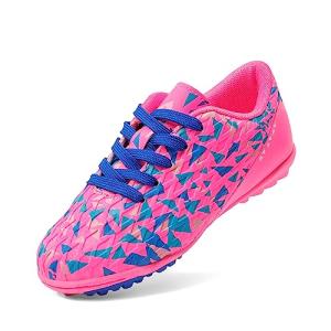 Kids' Turf Indoor Soccer Cleats - Fuchsia