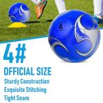 6 Pack Size 4 Soccer Balls for Training