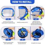 YUUKILAX Portable Pop Up Soccer Goal 3.3x2.2ft