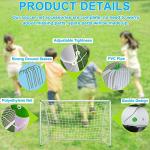 Portable 6'X4' Soccer Goal for Kids