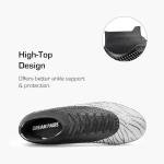 Men's High-Top Firm Ground Soccer Cleats