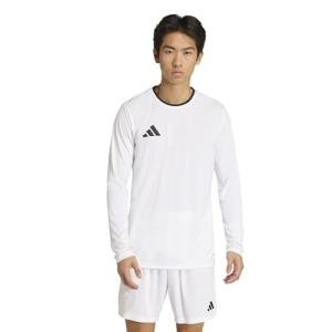 adidas Entrada 26 Long Sleeve Jersey - White/Black