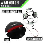 QUICKPLAY Replay Adjustable Bungee Soccer Trainer