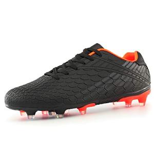 Hawkwell Men's Firm Ground Soccer Cleats, Black