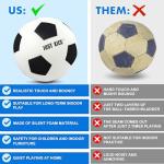 Silent Foam Soccer Ball Size 5 for Training