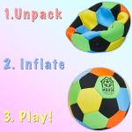 U Scored Sports Indoor Size 4 Padded Soccer Ball