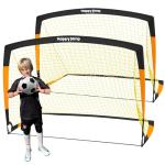Happy Jump 7x5 FT Soccer Goal Net for Kids