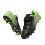 Kids Firm Ground Soccer Cleats - Black/Green