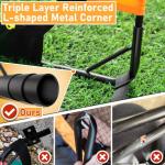 Happy Jump 7x5 FT Soccer Goal Net for Kids