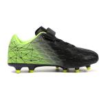 Kids Firm Ground Soccer Cleats - Black/Green