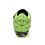 Kids Firm Ground Soccer Cleats - Black/Green