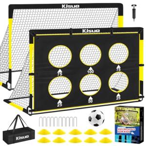 Kids 6x4ft Pop-Up Soccer Goal Set with Ball
