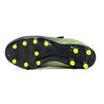 Kids Firm Ground Soccer Cleats - Black/Green