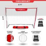 PowerNet Collapsible Portable Soccer Goal with Bag