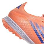 Adidas F50 Pro Turf Shoes, Beam Orange/Blue