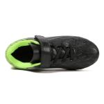 Kids Firm Ground Soccer Cleats - Black/Green