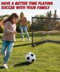 Queension Kids Pop Up Soccer Goals for Backyard