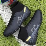 Kikaluo Men's Indoor Turf Soccer Cleats Black