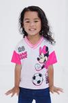 Minnie Mouse Pink Girls Soccer Jersey T-Shirt 4T