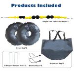 TNZMART 9 FT Goalkeeper Reflex Training Gear