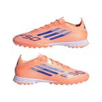 Adidas F50 Pro Turf Shoes, Beam Orange/Blue
