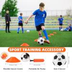 HAFHAF Portable 4x3ft Soccer Goals with Accessories