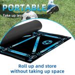 Non-Slip Soccer Training Mat with Video Guide