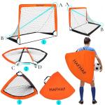 HAFHAF Portable 4x3ft Soccer Goals with Accessories