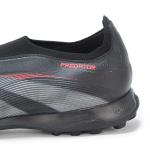 Adidas Laceless Turf Soccer Shoes, Black/Grey Red