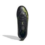 Adidas Kids F50 League Turf Shoes, Black/Lemon