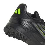 Adidas Kids F50 League Turf Shoes, Black/Lemon
